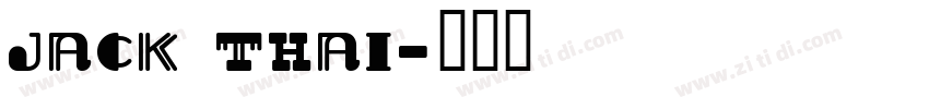 Jack Thai字体转换
